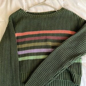 Green Knit Aeropostale sweater